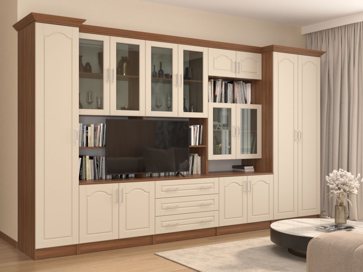 Стенка Президент МДФ 2+1 Стенка Президент МДФ 2+1