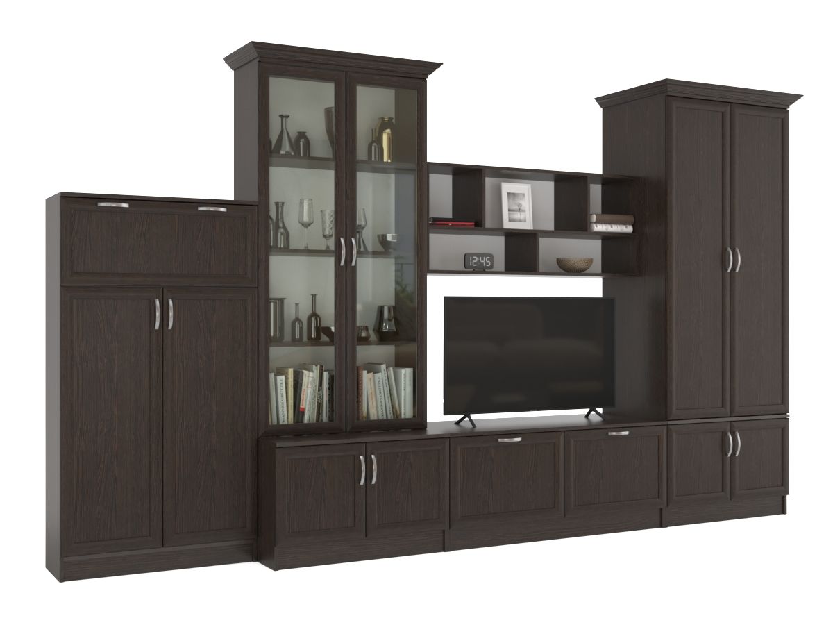 Стенка Полонез  (без витражного стекла) Стенка Полонез  (без витражного стекла)